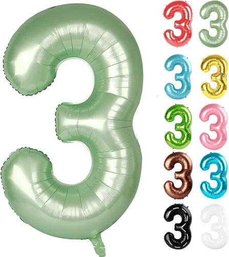 Vista 73 de Globo negro del número 0 de 40 pulgadas – globo número 0, decoraciones