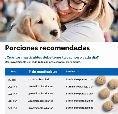 Vista 5 de Masticables multi-vitamínicos para perros Nutri-Vet, Perro Multivitamin for Dogs, Dog Multivitamins Chewable, Balanced Nutrition, Immune Support