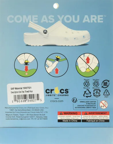 Vista 2 de Crocs Jibbitz 5-Pack Travel Shoe Charms