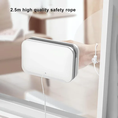 Vista 9 de Limpiador magnético de ventanas de doble cara, mango grande, herramienta de limpieza de ventanas de plástico de alta resistencia para gafas de 3 a