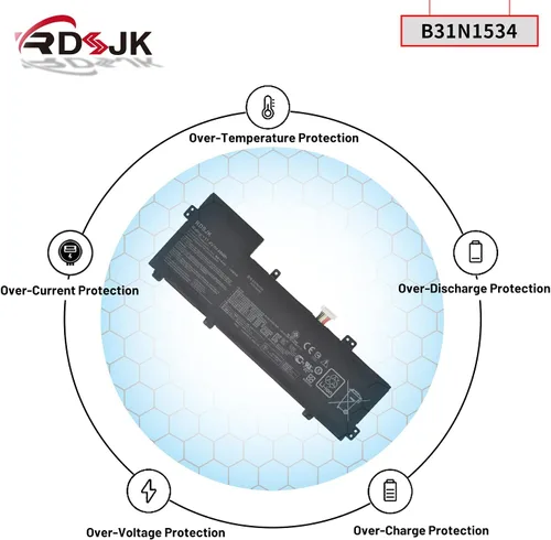 Vista 6 de B31N1534 Batería para portátil Asus Zenbook U5000 UX510 UX510UW UX510UW-1A UX510UW1A UX510UW-RB71 UX510UW-CN044T UX510UX UX510UX-1A UX510UX-1A