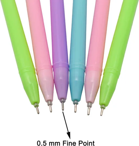 Vista 4 de Maydahui 28 bolígrafos con forma de búho, lindos bolígrafos Kawaii de animales, bolígrafo de escritura de pájaros, tinta de gel negra, accesorios