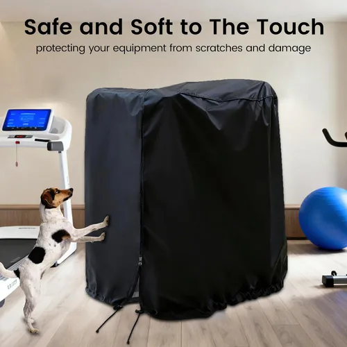 Vista 5 de MaWGcowerd Folding Treadmill Cover - Dustproof and Waterproof Oxford Cloth Sunscreen Cover