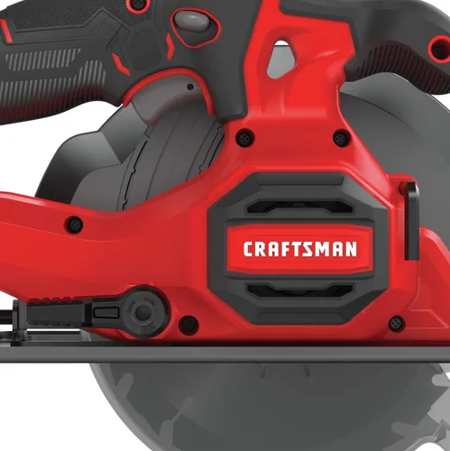 Vista 13 de CRAFTSMAN Kit de sierra circular inalámbrica V20, 6-1/2 pulgadas, batería y cargador incluidos (CMCS500M1)