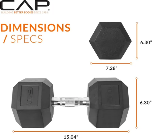 Vista 137 de CAP Barbell - Mancuerna recubierta Varias opciones de pares y conjuntos