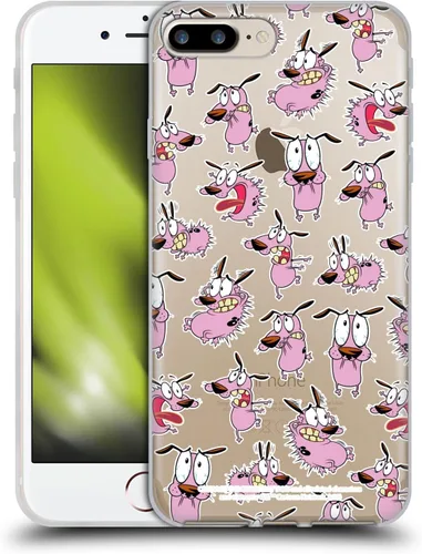 Vista 14 de Head Case Designs Officially Licensed Courage The Cowardly Dog Character Art Graphics Gel Case [Military Grade] Compatible with Apple iPhone 7