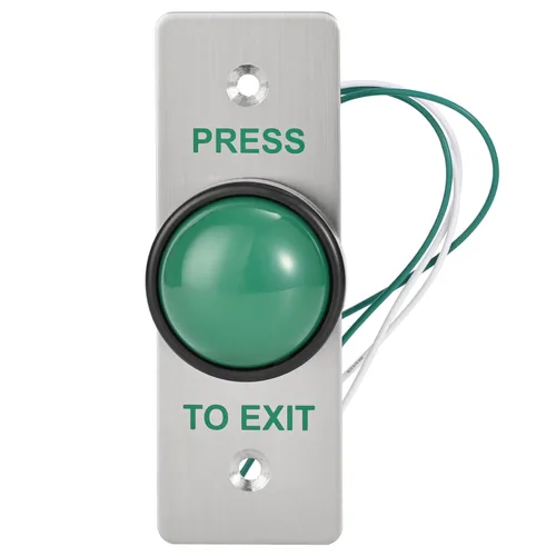 Vista 10 de Presione el botón de salida para el control de acceso de la puerta Botón de presión grande IP68 Impermeable 304 Shell de acero inoxidable NO/COM