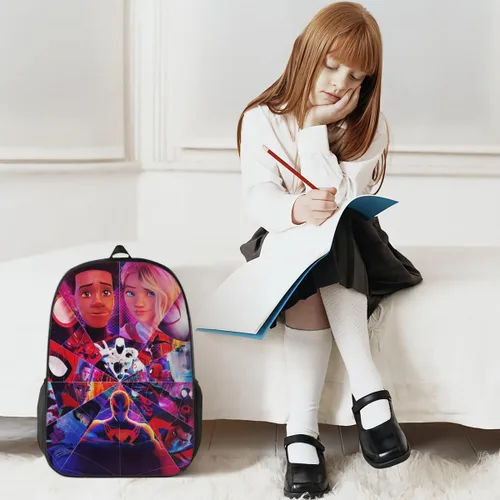 Vista 4 de Wmxhxas Mochila ligera para niños, niñas y jóvenes
