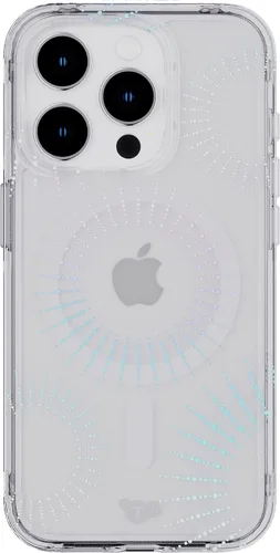 Vista 10 de Tech21 Evo Sparkle - Funda para iPhone 16e y 15, compatible con MagSafe, funda de protección contra impactos, color lunar