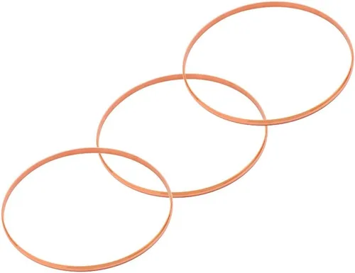 Vista 4 de Brazaletes de abalorios de acero inoxidable plateados de My Daily Styles, tres apilables para mujer Rosa
