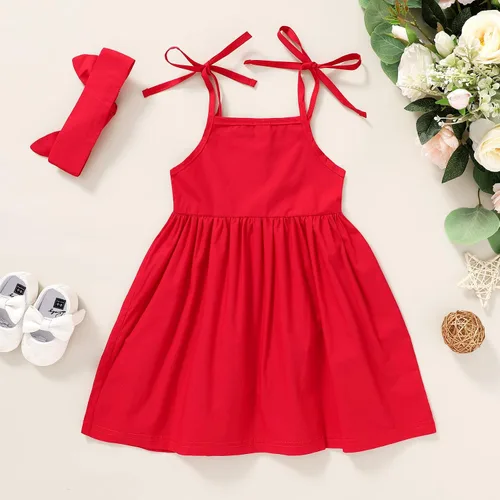 Vista 3 de Happy Town Vestido de princesa de verano para niñas de 1 a 6 años