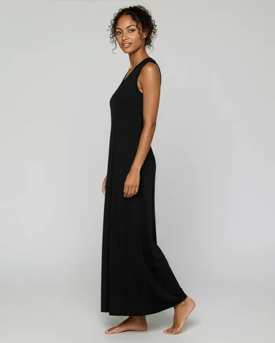 Vista 5 de Real Essentials 3 Pack: Camisón sin mangas ultrasuave para mujer, camisón de dormir en tanque (disponible en tallas extragrandes)