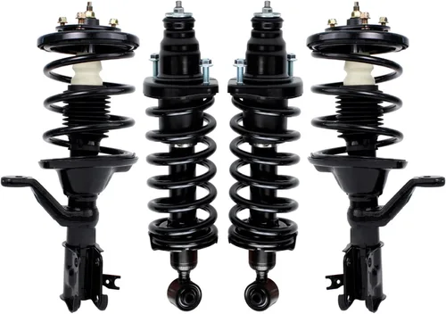 Vista 9 de Detroit Axle - 4 piezas de soportes para Toyota 2004 2005 2006 2007 2008 2009 Prius, soportes delanteros y traseros con resortes helicoidales