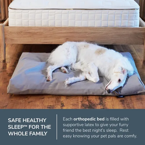 Vista 7 de Naturepedic Cama orgánica para mascotas pequeñas – Camas súper afelpadas para perros y gatos – Tapete de ultra apoyo – Cama ideal para mascotas sin