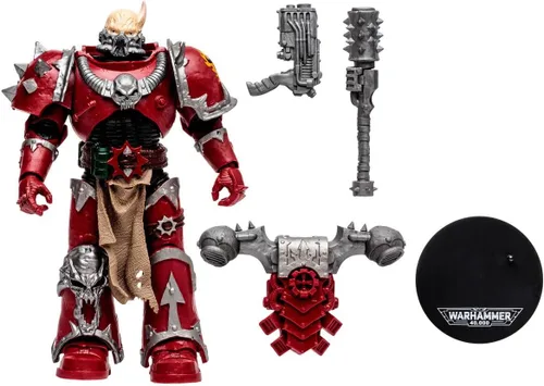Vista 3 de McFarlane Toys Warhammer 40000 7IN Figuras WV6 - Chaos Space Marine (portador de palabras) (etiqueta dorada)