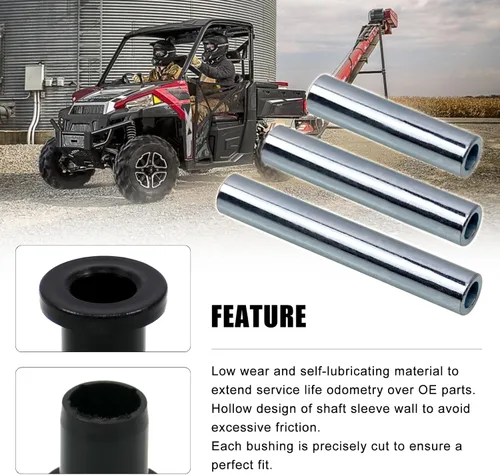 Vista 2 de RYANSTAR RACING Kit de reemplazo de buje de brazo de control de brazo A resistente compatible con Polaris Ranger XP 800 2010-2014 reemplaza