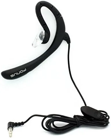 Vista 5 de Auriculares mono con cable con micrófono compatible con Motorola Moto Z4, auriculares de 0.138 in con micrófono manos libres para Moto Z4