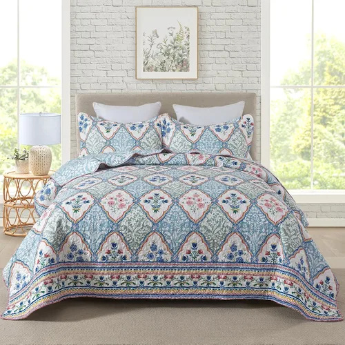 Vista 11 de Travan Juegos de Edredón de 2 Piezas Twin con Sham, Ropa de Cama de Gran Tamaño, Colcha Reversible, Juego de Cubrecama Suave, Tamaño Twin