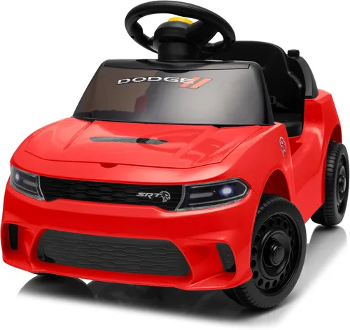 Vista 8 de Outfunny - Auto eléctrico de 12V para niños con control remoto, juguete con luz LED - Negro