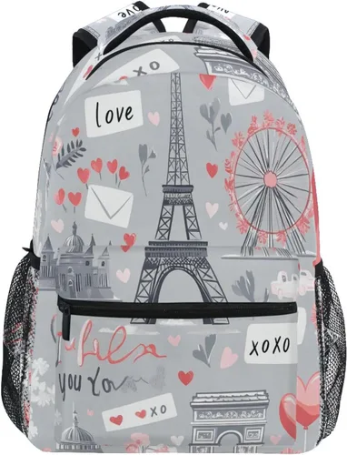 Vista 15 de Mochila para adultos, mochila escolar casual, bolsa de viaje con cremallera, Abstracción Fuego Agua Béisbol De, Mochilas Daypack