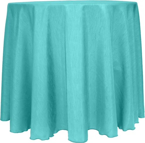 Vista 39 de Mantel reversible de satén Shantung de Ultimate Textile Majestic 96" redondo, Satin, Paquete de 2