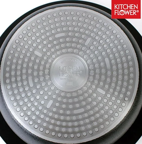 Vista 4 de Hansang IH Caldero de cerámica de inducción coreano tradicional olla para cocinar todas las fuentes de calor (18CM 2L)