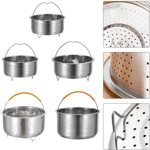 Vista 7 de 304 Stainless Steel Vegetable Steamer Insert