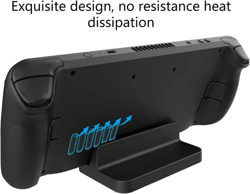 Vista 6 de Game Console Display Shelf Desktop Storage Bracket Cradle for Game Console Host Base Steam Deck
