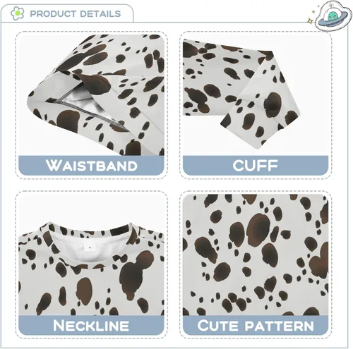Vista 27 de Plaaee Sudadera de forro polar de manga larga con cuello redondo para niños o niñas, estampado de camiones monstruos, 4T