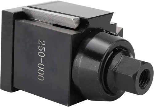 Vista 3 de Toolly 0XA Wedge Type Quick Change Tool Post Set para Mini Torno de hasta 6-9 pulgadas Swing OXA Tool POST