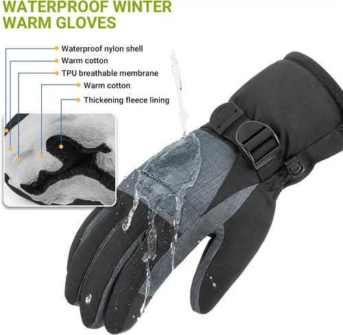 Vista 2 de ATEPA Unisex-Adult Ski Gloves