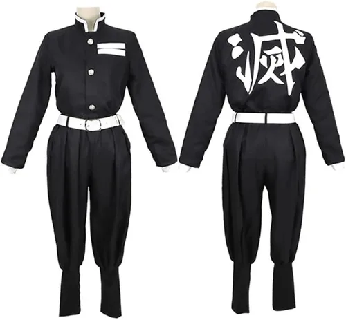 Vista 6 de Anime CosplayDemon Slayer CosplayNezuko Cosplay Clothing Sets Tanjiro Cosplay Full Kimono