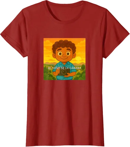 Vista 51 de Camiseta El Niño de la Cámara – Diseño Oficial del Cuento Ilustrado