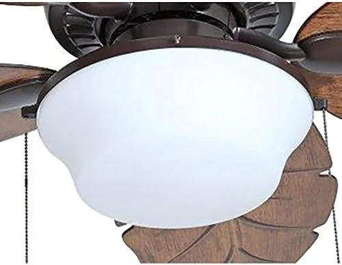 Vista 3 de HARBOR BREEZE E-WK52NWZ5C1L Waveport - Ventilador de techo de bronce desgastado de 52 pulgadas con kit de luz