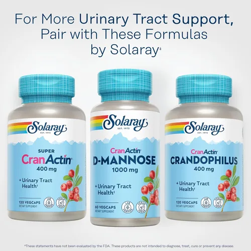 Vista 6 de Parent - Solaray D-Mannose con CranActin extracto de arándano 1000mg w/VIT C