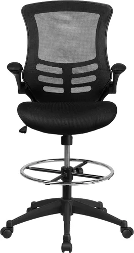 Vista 12 de Flash Furniture - Sillas de malla para oficina Malla Negra