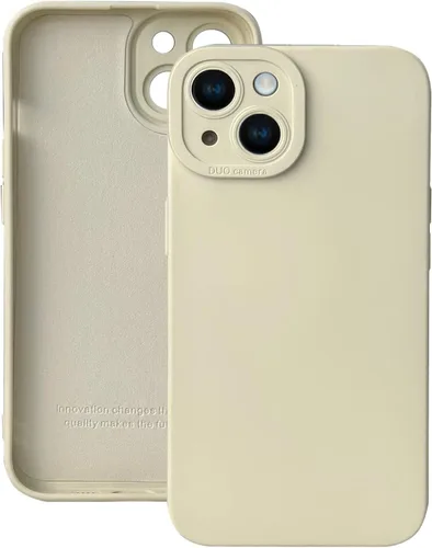 Vista 27 de LOOKSEVEN Funda para iPhone 13, carcasa trasera de goma TPU de silicona negra compatible con iPhone 13 (6.1 pulgadas)