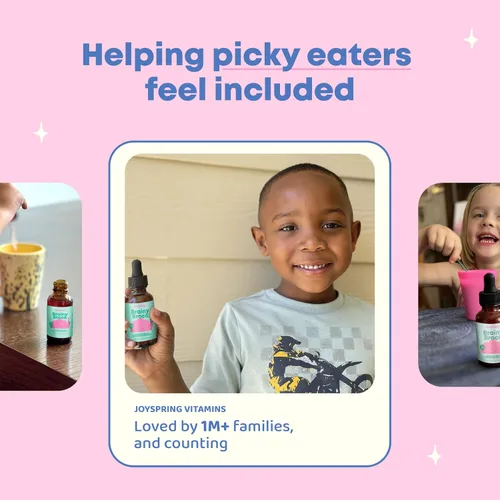 Vista 4 de JoySpring Suplemento de brócoli para niños Gotas de sulforafano y Bacopa Monnieri Apoya la función cognitiva Vegano y apto para niños