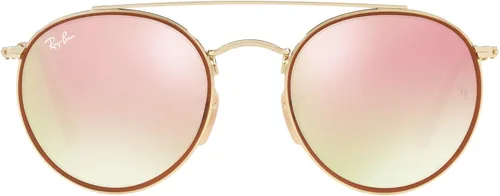 Vista 6 de Ray-Ban RB3647N Double Bridge Round Sunglasses + Vision Group Accessories Bundle