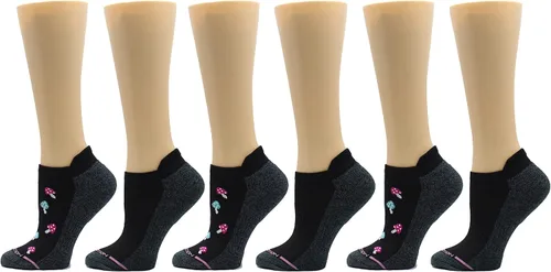 Vista 18 de Dr. Motion calcetines de compresión de corte bajo para mujer, 2 piezas