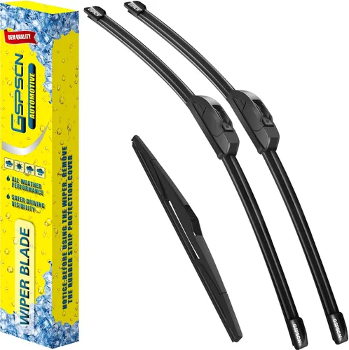Vista 13 de GSPSCN 2 limpiaparabrisas de repuesto para Cooper R55, R56, R57, 2013, 2014, 2015, 19 + 18 pulgadas (juego de 2)