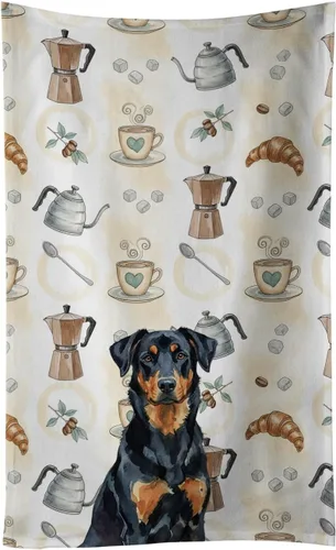 Vista 282 de Caroline's Treasures Afghan Hound - Toalla de cocina para barra de café, terciopelo frontal y lazo de algodón, lavable a máquina Sabueso afgano