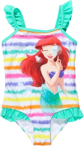 Vista 4 de Disney The Little Mermaid Princess Ariel - Traje de baño de una pieza para niñas pequeñas a niños grandes