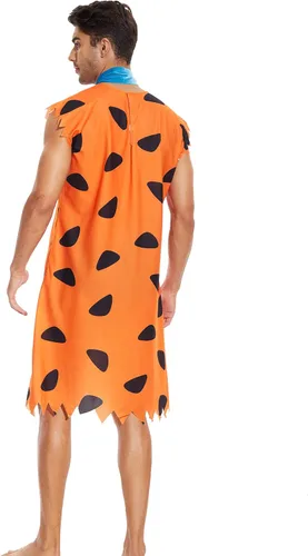 Vista 5 de xianhsuxo Adult Costume Dress Family Cosplay Caveman Couple Costume Outfit