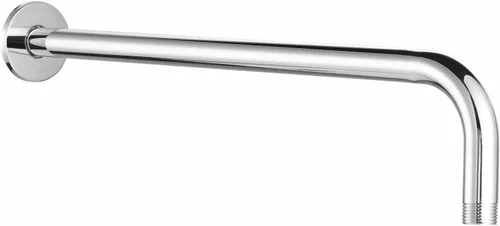 Vista 22 de Brazo de ducha Voolan con brida y cinta de teflón, brazo de cabezal de ducha extensible para cabezal de ducha fijo de baño, acero inoxidable sólido
