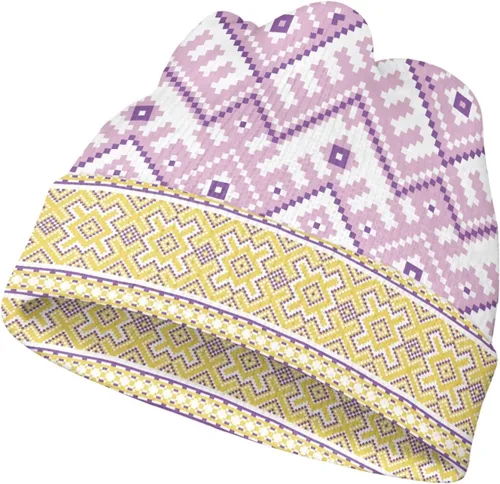 Vista 10 de AmzPrint Gorro térmico de invierno con estampado de lunares blancos y fresas rosadas, talla única