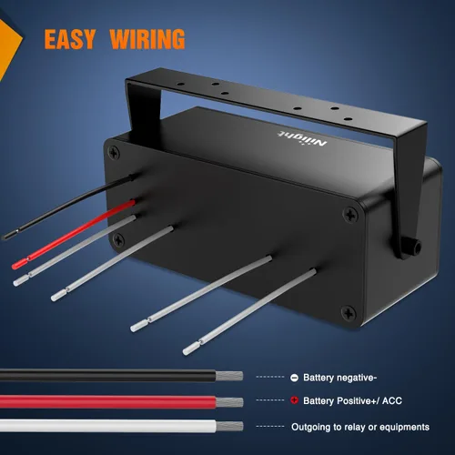 Vista 4 de Nilight - Caja de interruptor basculante (4 cuadrillas, 12 V, SPST, encendido), color naranja Toggle Switches PD Type C and QC 3.0 USB Sockcet