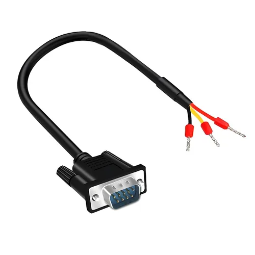 Vista 7 de Cable de repuesto de puerto serie RS232 RS485 hembra DB9 de 6.5