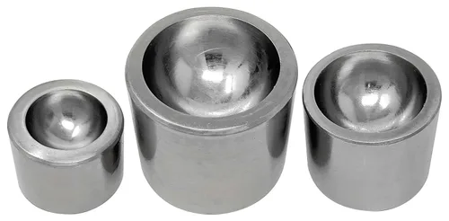 Vista 5 de Juego de troqueles de acero para cúpula con 6 perforadores y 3 troqueles de cúpula de doble cara para fabricación de joyas, herramientas