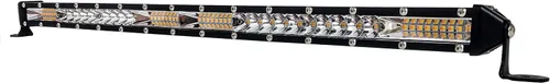 Vista 2 de Mini barra de luz LED Osram de alta salida ultra delgada de la serie M (20 pulgadas, ámbar y blanco LED)